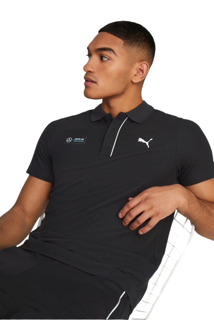 Puma Mercedes AMG Petronas Motorsport Men's Polo Shirt - Black