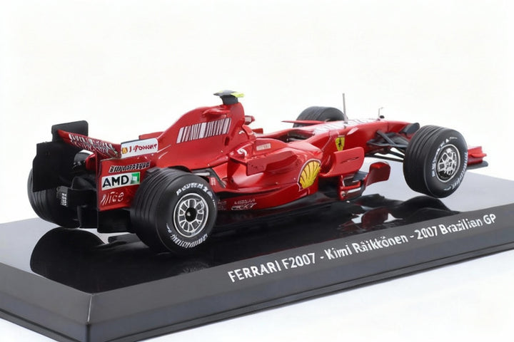 Kimi Räikkönen Ferrari F2007 #6 formula 1 World Champion 2007 1:24 - Red