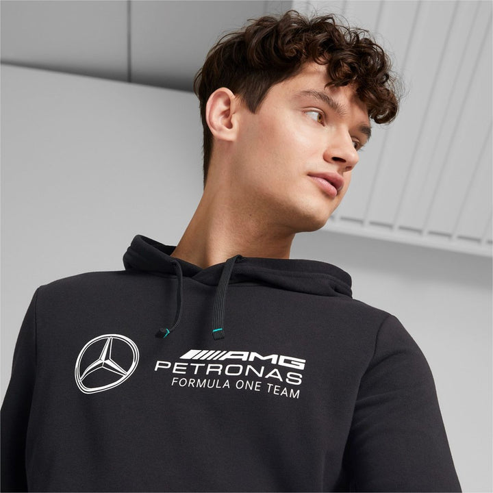 Sweat à capuche Mercedes AMG Petronas Motorsport F1™ Team Stealth Logo - Homme - Noir