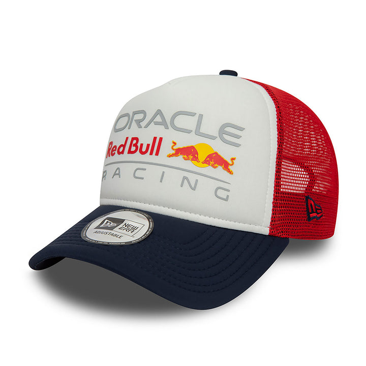 Casquette Snapback pour hommes Red Bull Racing Color Bloc E-Frame Trucker 2024 - Rouge