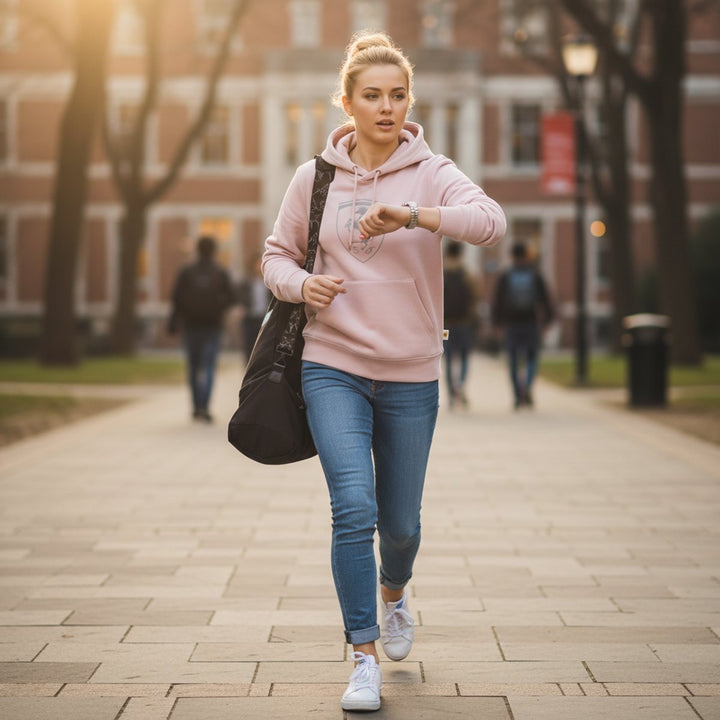 2025 Puma Scuderia Ferrari F1 Race Women's Fleece Hoodie Gym Sweat - Mauve Mist