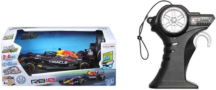 Red Bull Racing F1™ Maisto RB18 #1 Max Verstappen/Sergio Perez 1:24 Remote Control Car - Navy