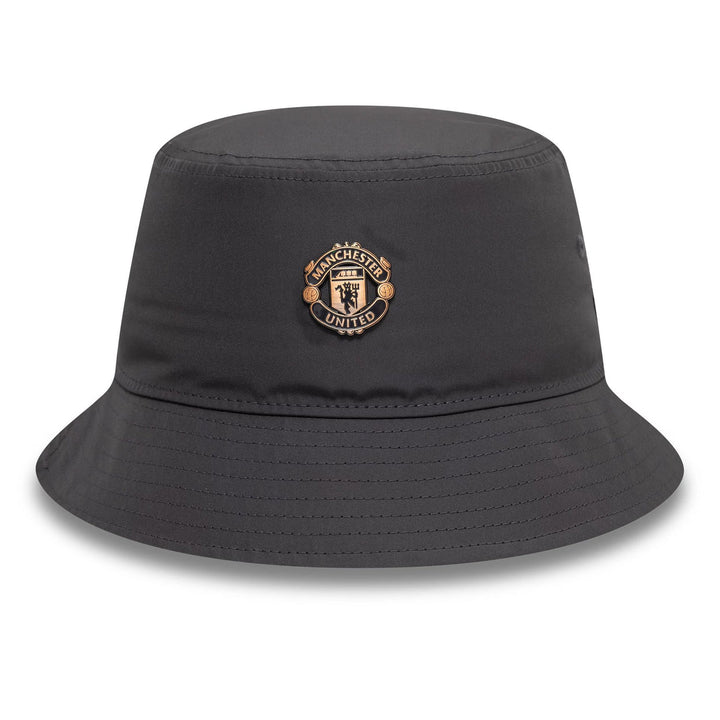 2025 Manchester United FC Bronze EF Bucket Men's Hat - Grey