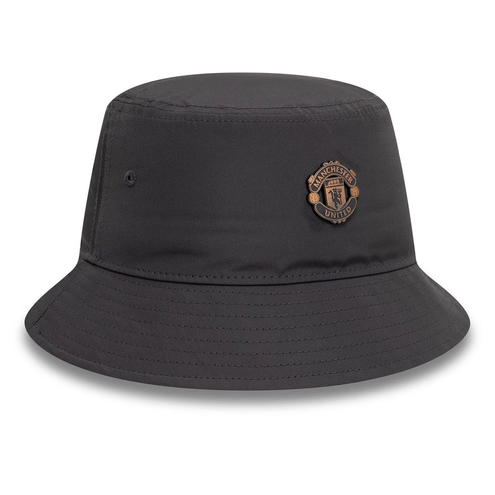 Men's New Era Gray Manchester United Bronze Fisherman Bucket Hat