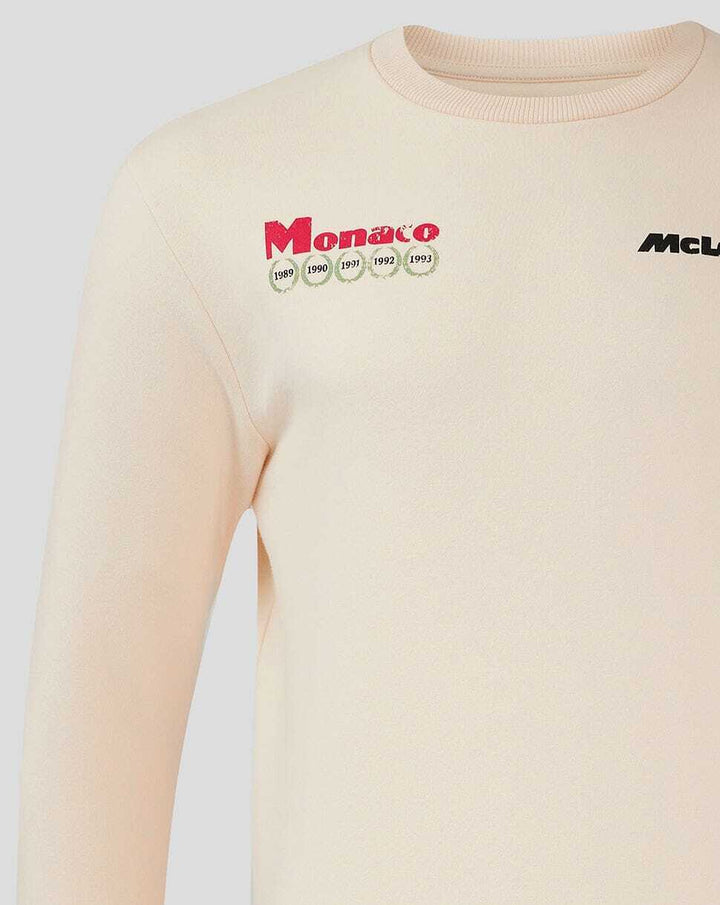 Sudadera Heritage para hombre McLaren F1™ Monaco GP 2024 - Marfil