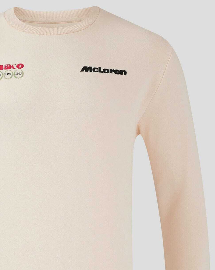 2024 McLaren F1™ Monaco GP Men's Heritage Sweatshirt - Ivory