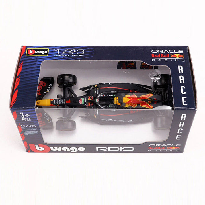 Bburago F1 1:43 Red Bull Racing F1 Team RB19, #1 Verstappen Model car miniature model - Blue