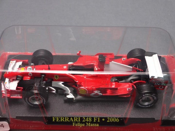 2006 Felipe Massa Scuderia Ferrari F1™ Team 248 #6 1:43 Altaya Model Car - Red