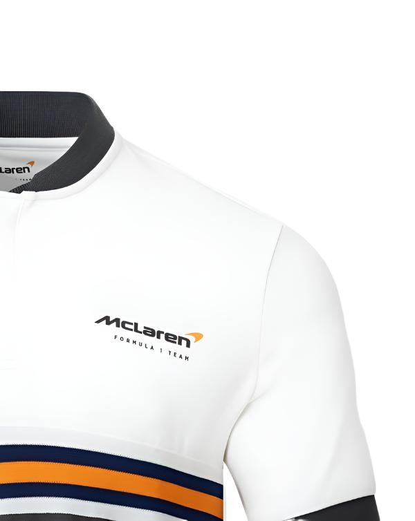 2024 McLaren F1™ x Gulf, Men's Polo Special Edition Snow White T-Shirt