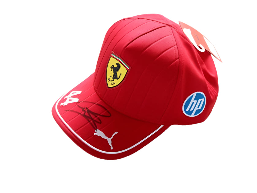 Lewis Hamilton #44 Scuderia Ferrari F1™ Team Signed Cap - 2025 Official Memorabilia - Red