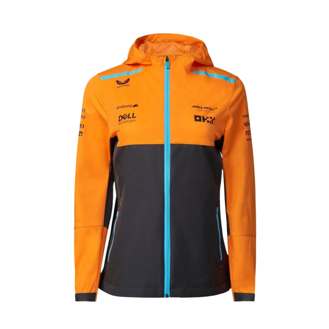 McLaren F1 Women's 2023 Team Water Resistant Jacket - Papaya