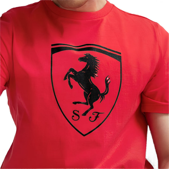 Puma Scuderia Ferrari Race Big Shield T-Shirt - Rosso Corsa