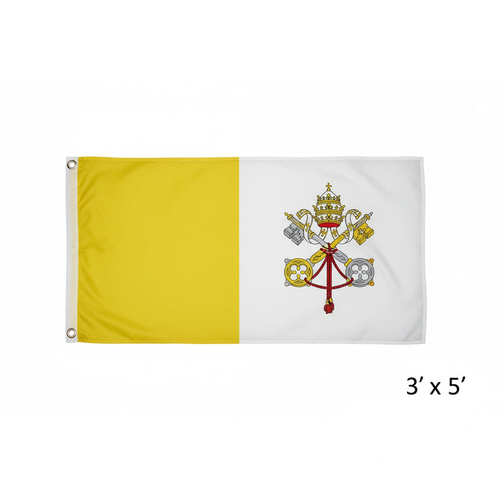 3' x 5' National Country Flag – Multicolor Outdoor Polyester Banner for F1™ Fans & International Soccer Country Supporters 2026