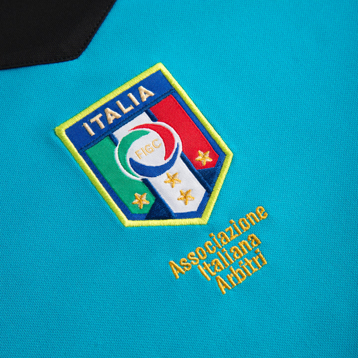DIADORA FIGC Italia Football Federation Long-sleeved Referee Training Jersey - Men - Atoll Blue