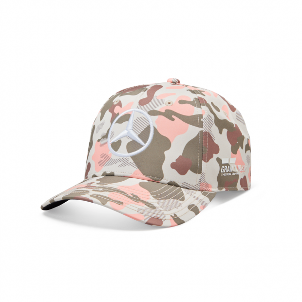 Casquette Mercedes AMG Motorsport F1™ Lewis Hamilton Curved ABU DHABI GP Camo - Homme - Rose camouflage