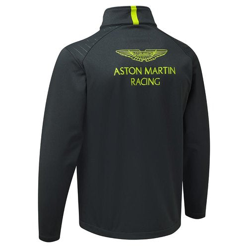 Aston Martin Racing Replica Softshell - Men - Navy and Lime Green - FanaBox