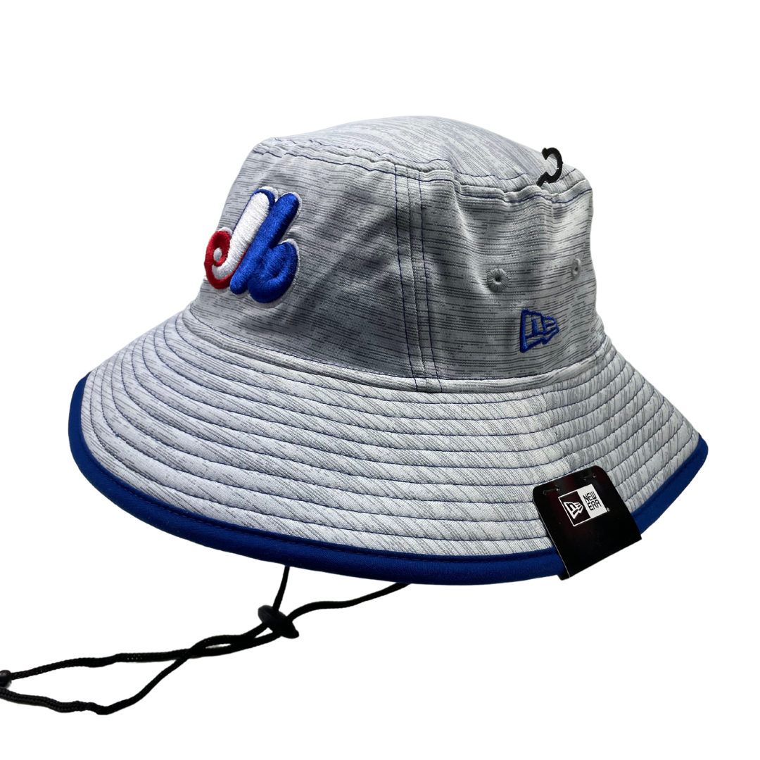 Montreal Expos Baseball Team New Era® Bucket Hat - Men - Grey – FANABOX™