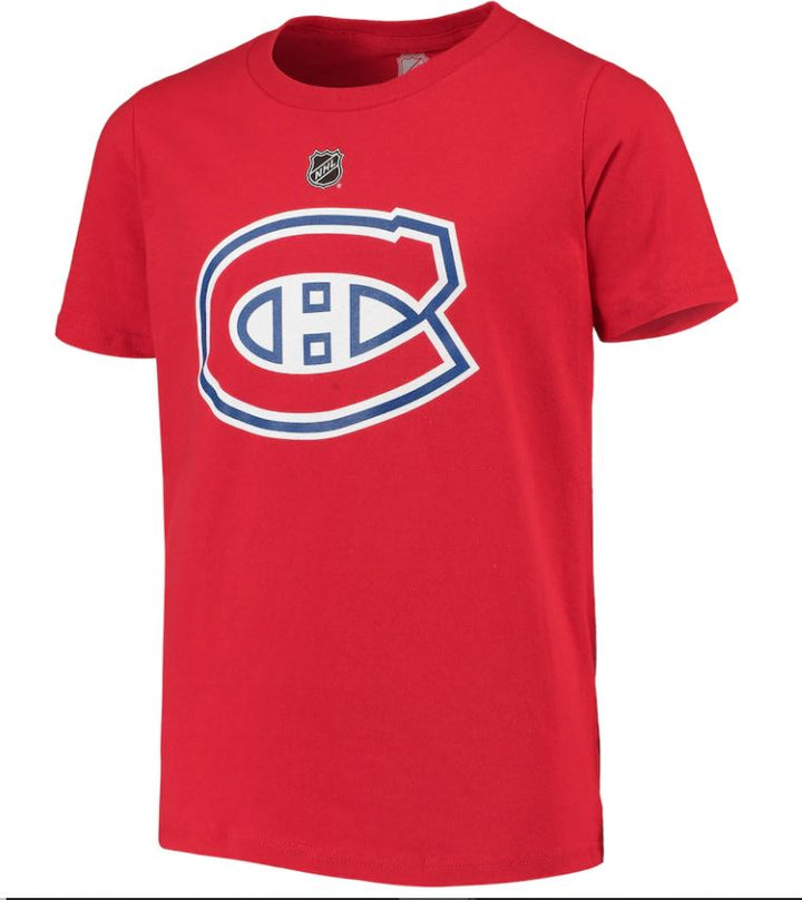 Montreal Canadiens Official NHL Hockey Outerstuff Team Logo T-Shirt - Youth - Red