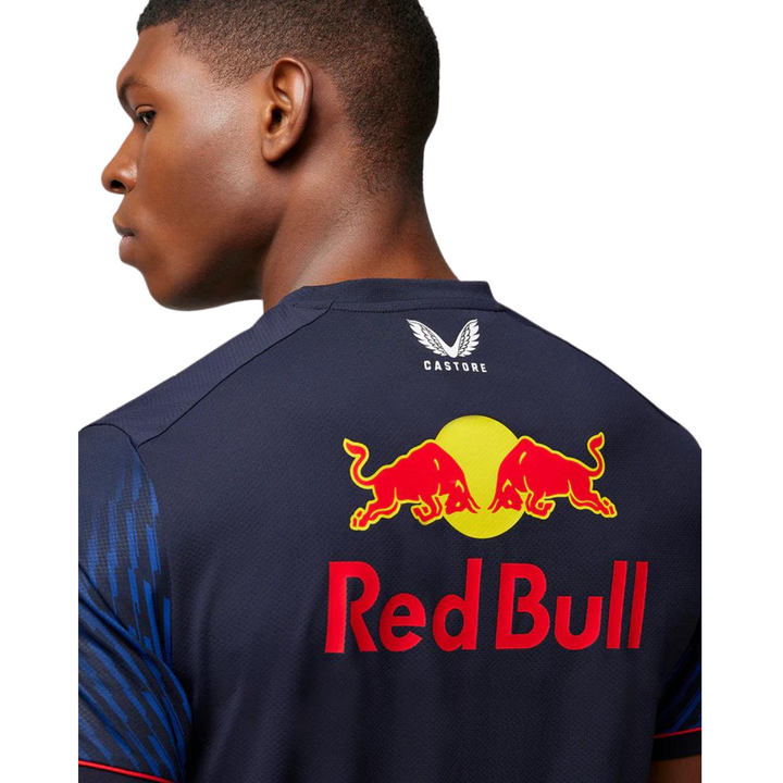 2023 Castore Red Bull Racing F1™ Max Verstappen #1 T-shirt- Men - Navy