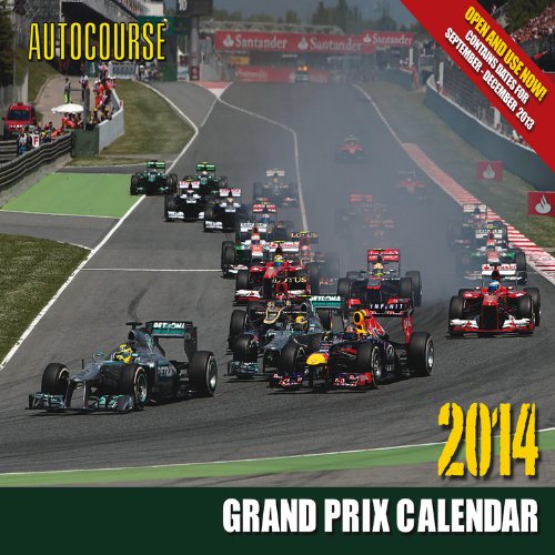 Autocourse 2014 Grand Prix Calendar: September 2012 - December 2013: F1 Grand Prix calendar (Autocourse Calendars) - Accessories - Multicolor