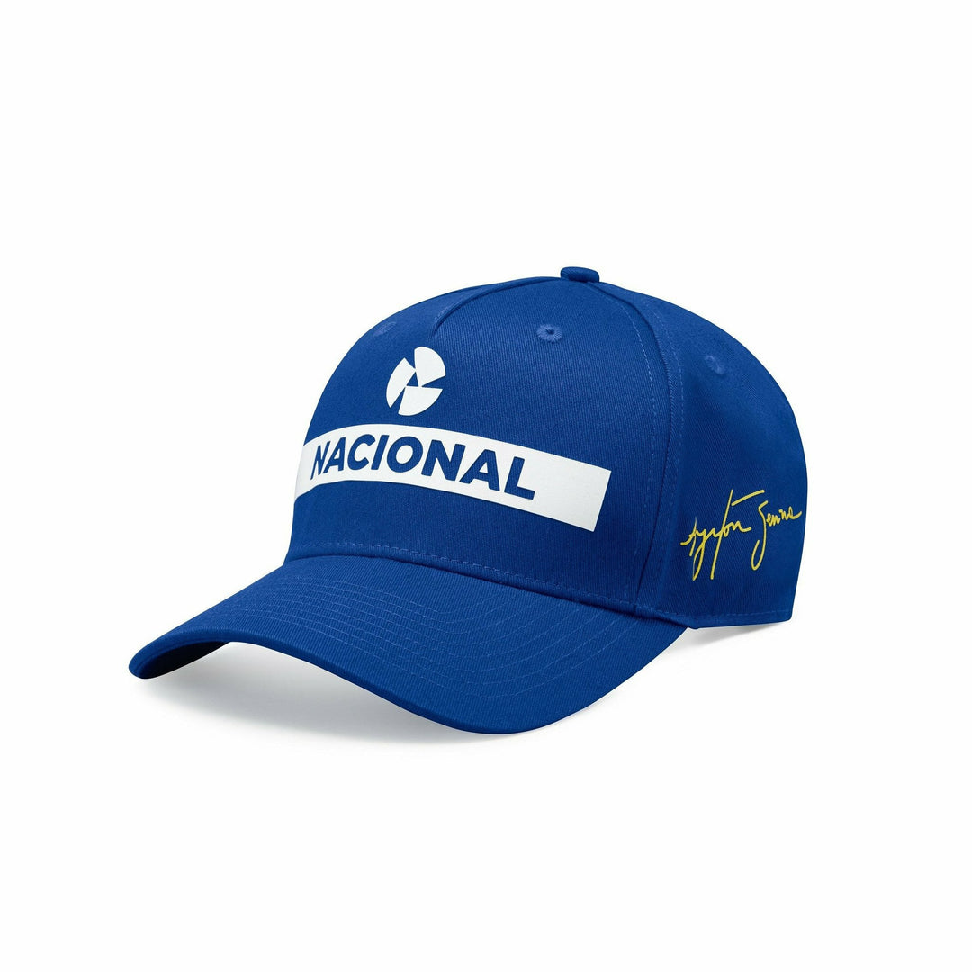 Casquette courbée de baseball Ayrton Senna Nacional - Homme - Bleu roi