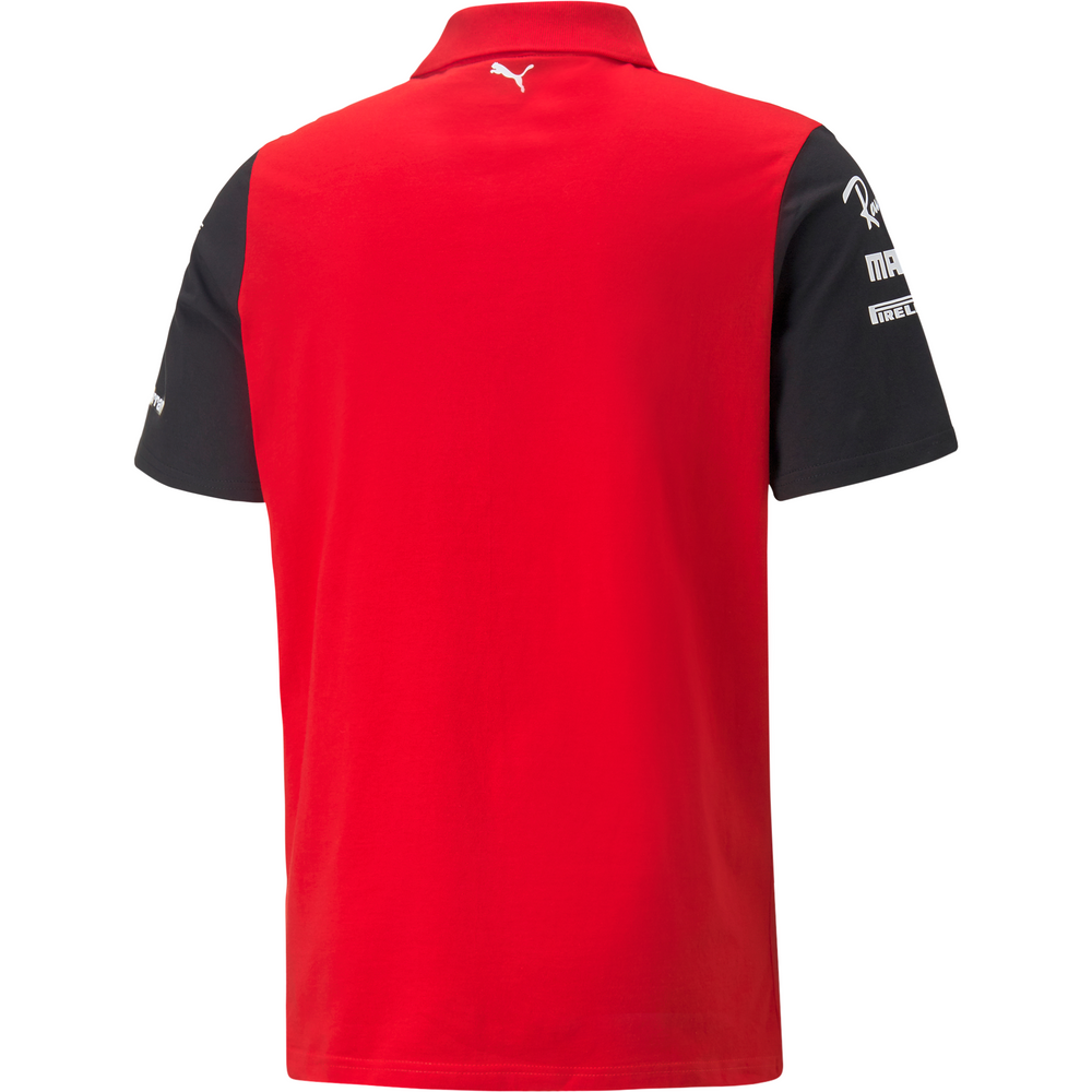 2022 Puma Scuderia Ferrari Formula 1 Team Genuine Button Up Polo Shirt Red for Men Canada Store 