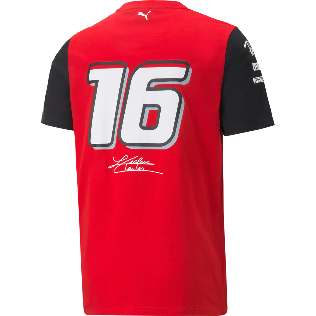 Camiseta Scuderia Ferrari F1™ Team Charles Leclerc - Hombre - Rojo