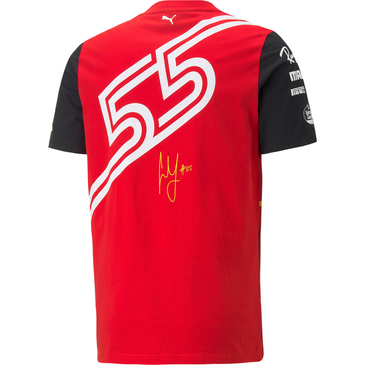 Scuderia Ferrari F1™ Team Carlos Sainz T-Shirt Adult - Red