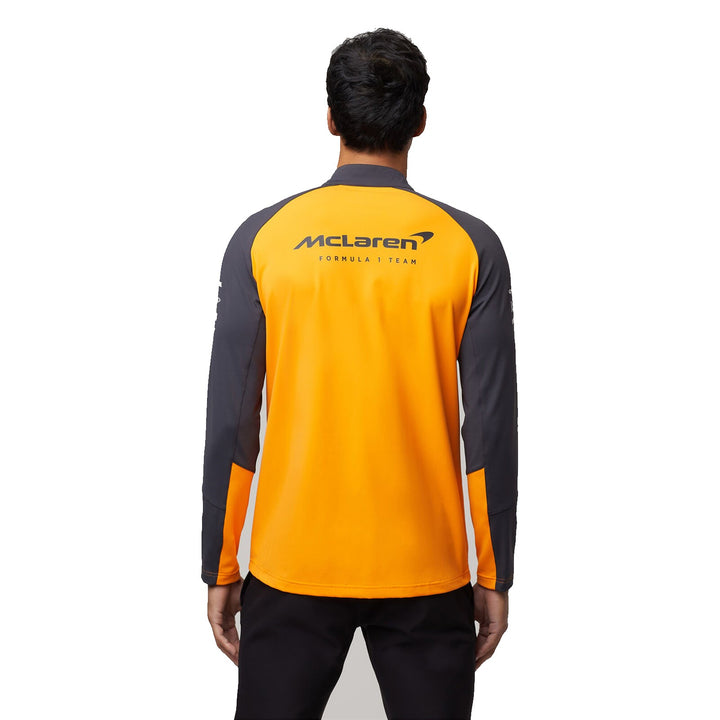 McLaren F1™ Team Quarter-Zip Midlayer - Men - Papaya Orange