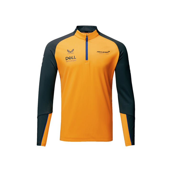 McLaren F1™ Team Quarter-Zip Midlayer - Men - Papaya Orange