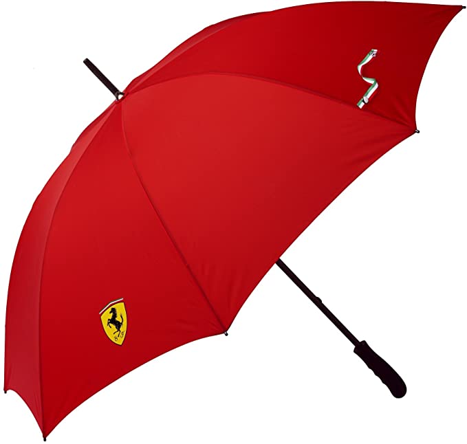 Scuderia Ferrari Large Golf Umbrella NO POUCH FLAWED HANDLE - Accessoires - Rouge