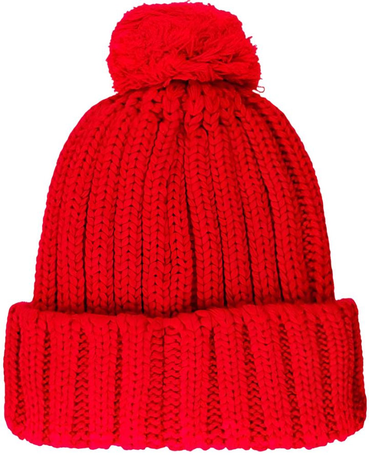 Scuderia Ferrari Pom Pom winter beanie hat - Kids - Red