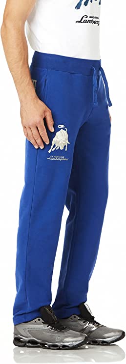 Automobili Lamborghini Bull LXIII Track Joggers Pantalones deportivos - Hombres - Azul