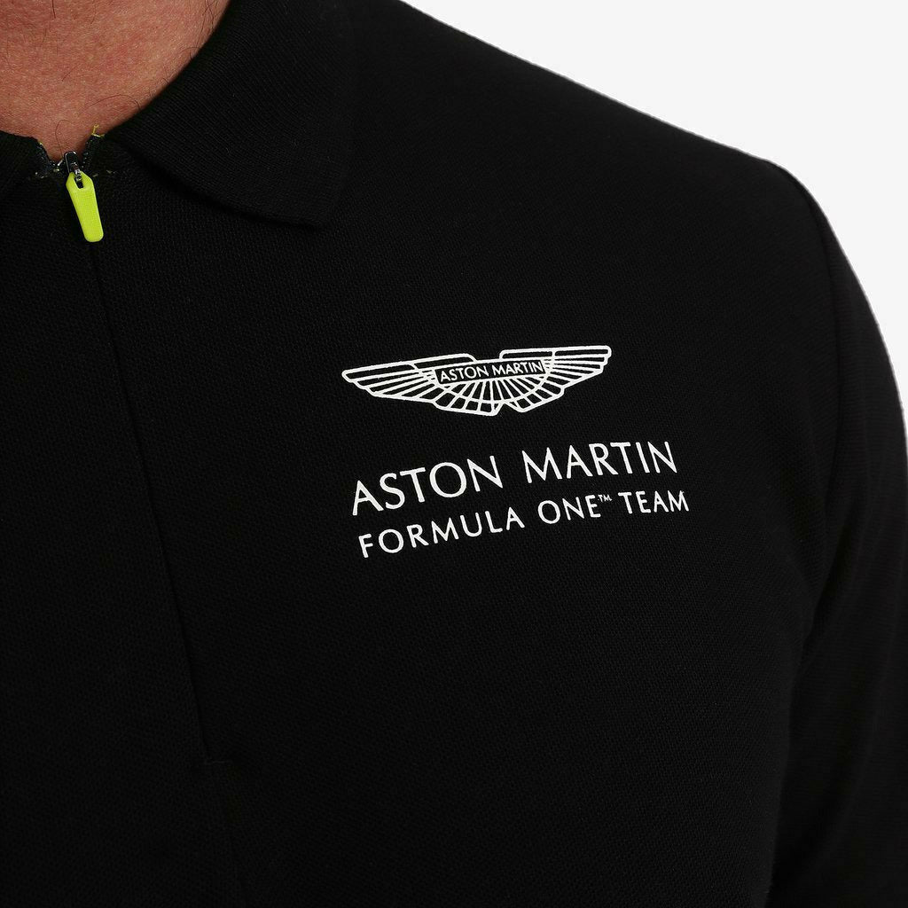 Aston Martin F1™ Official Lifestyle Polo - Men - Black