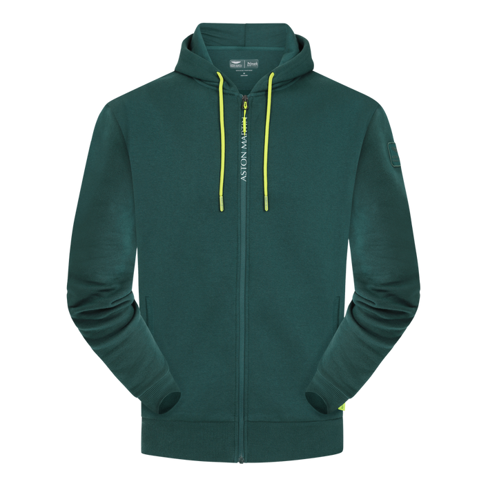 Aston Martin F1™ Team Official Full Zip Hooded Sweatshirt - Men - Green