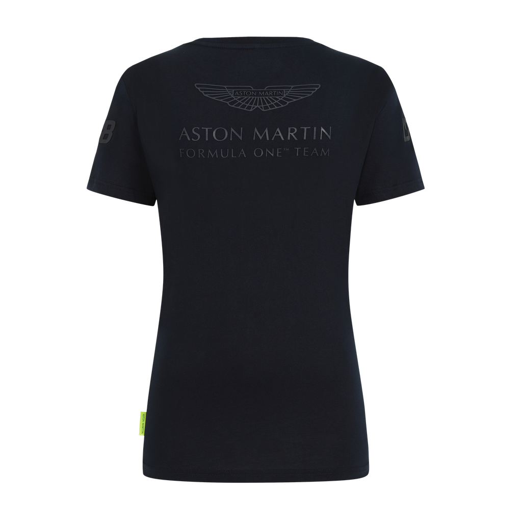 Aston Martin Formula 1 Team Driver Lance Stroll Limited Edition T-shirt Women Blue LS