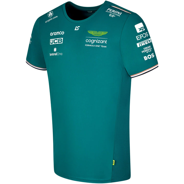 2023 Aston Martin F1™ Team Official Driver LS18 Lance Stroll T-shirt - Green - Men