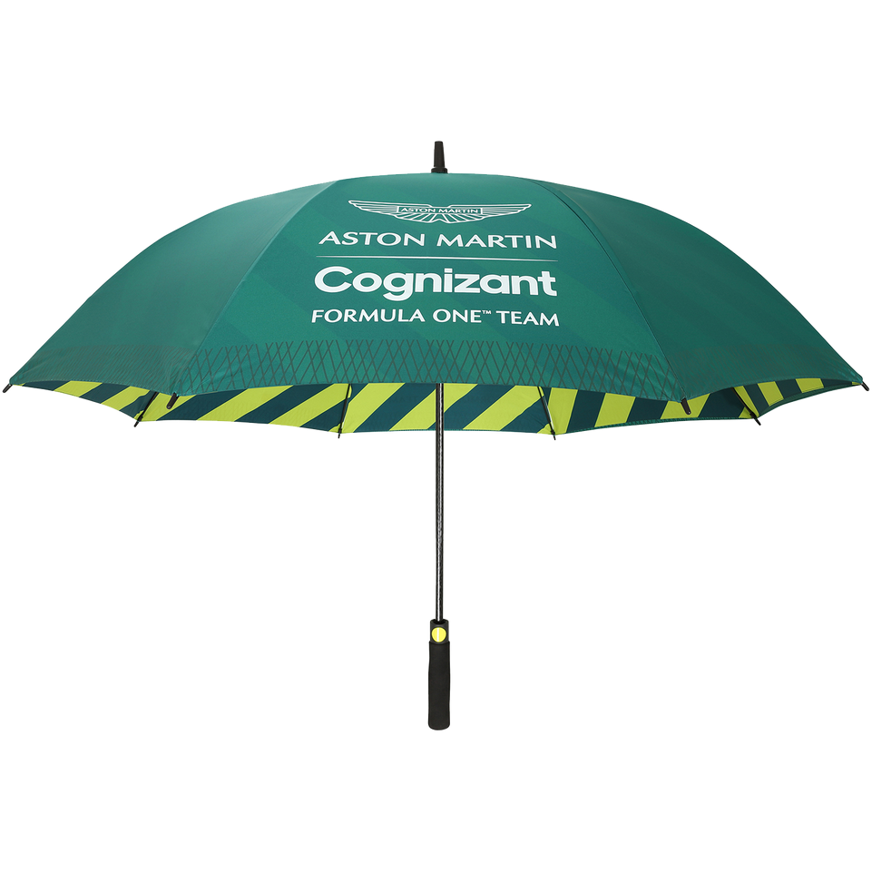 Paraguas de golf grande Aston Martin Racing Cognizant F1 Team - Accesorios - Verde
