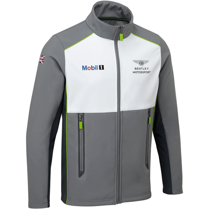 Bentley Motorsports Team Softshell Jacket - Men - Grey