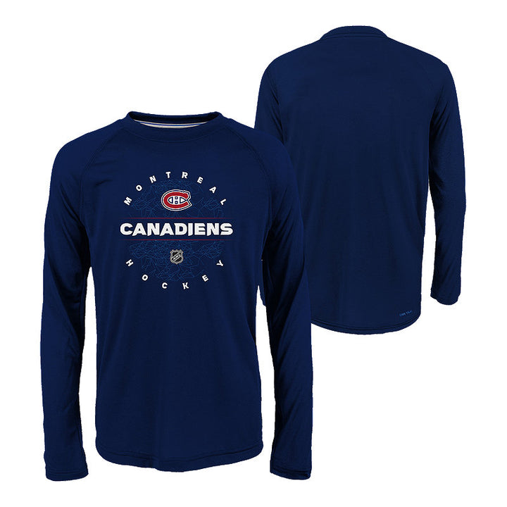 Camiseta de manga larga para niños Montreal Canadiens NHL - Niños - Azul marino