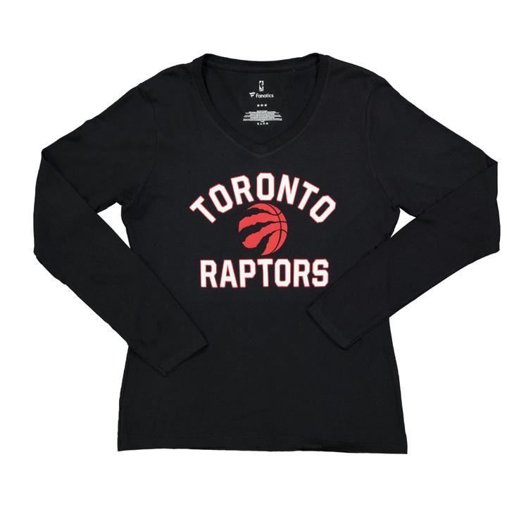 T-shirt manches longues Fanatics Toronto Raptors Overtime - Femme - Noir 