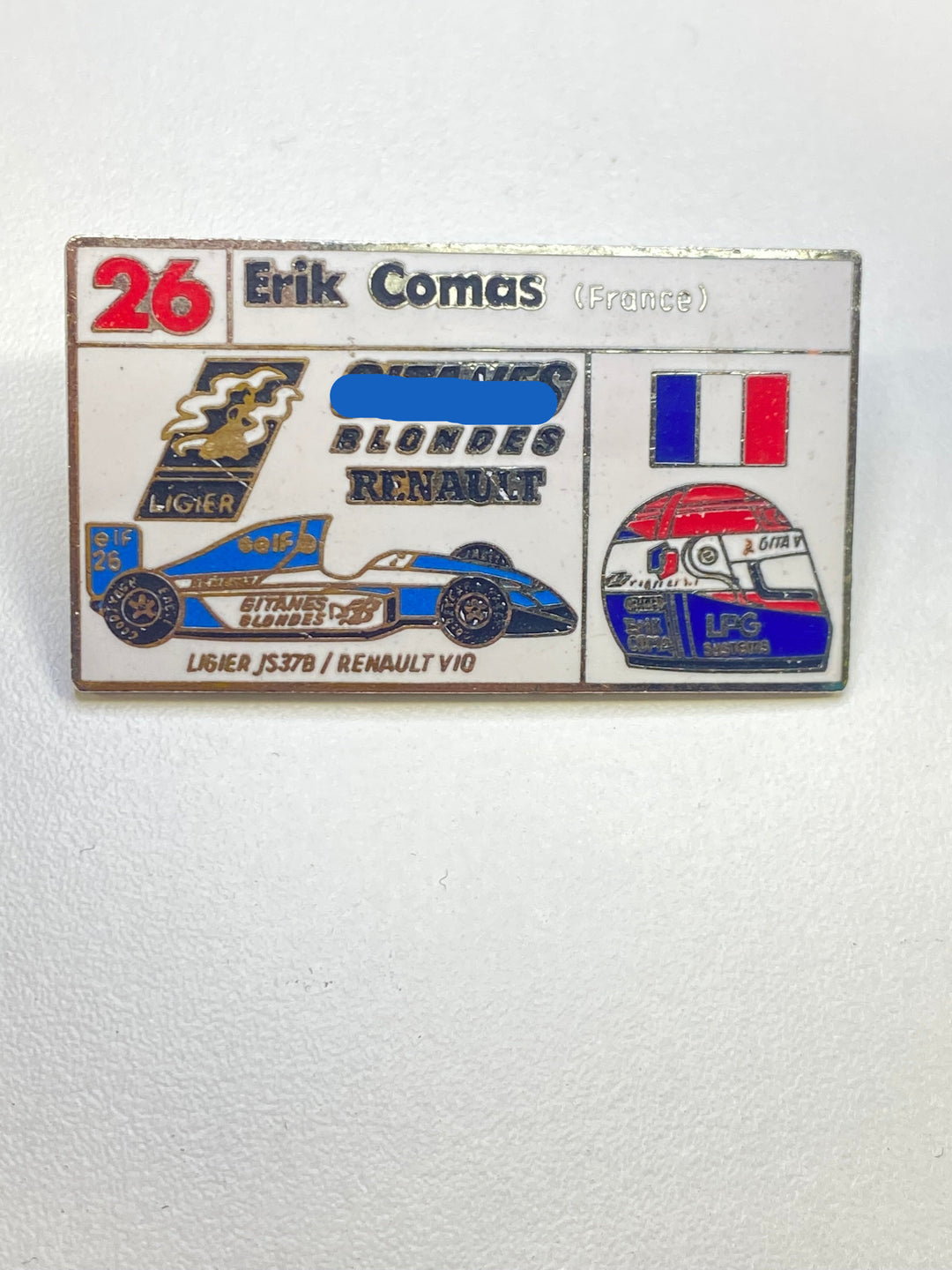 Erik Comas France #26  Gitanes Blondes Renault Pin - Accessories - Multicolor