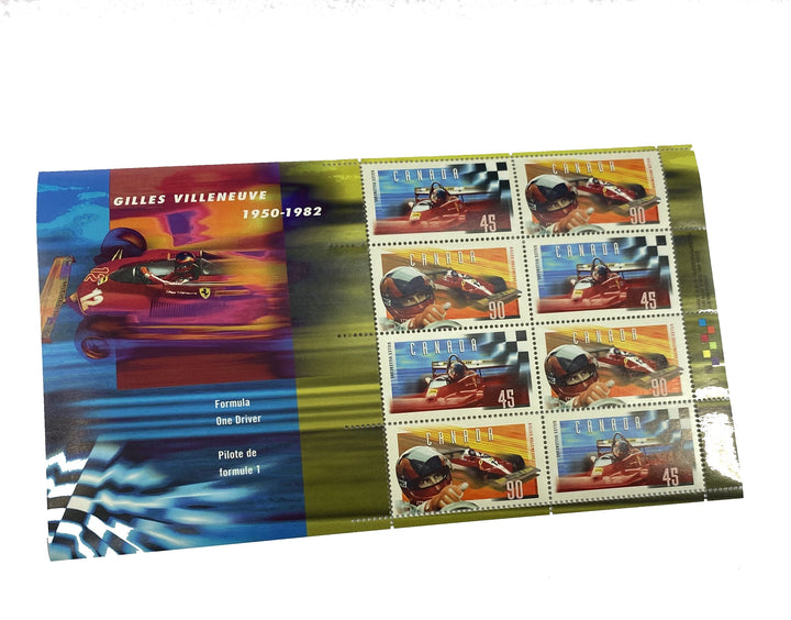 Gilles Villeneuve Canada Stamps  1997- Accessories - Multicolor