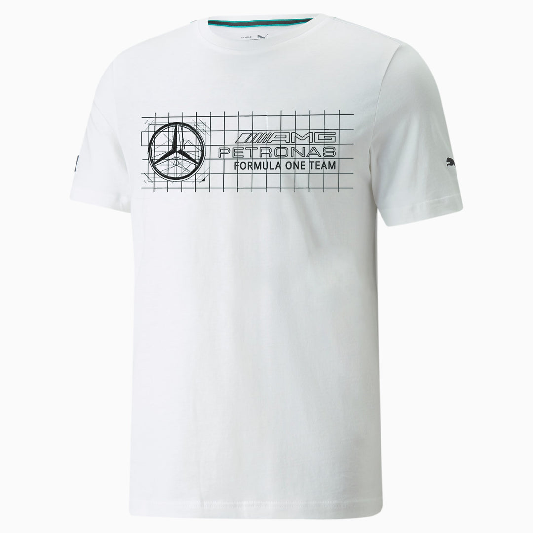 T-shirt Puma Mercedes AMG Motorsport F1™ Team Logo - Homme - Blanc 