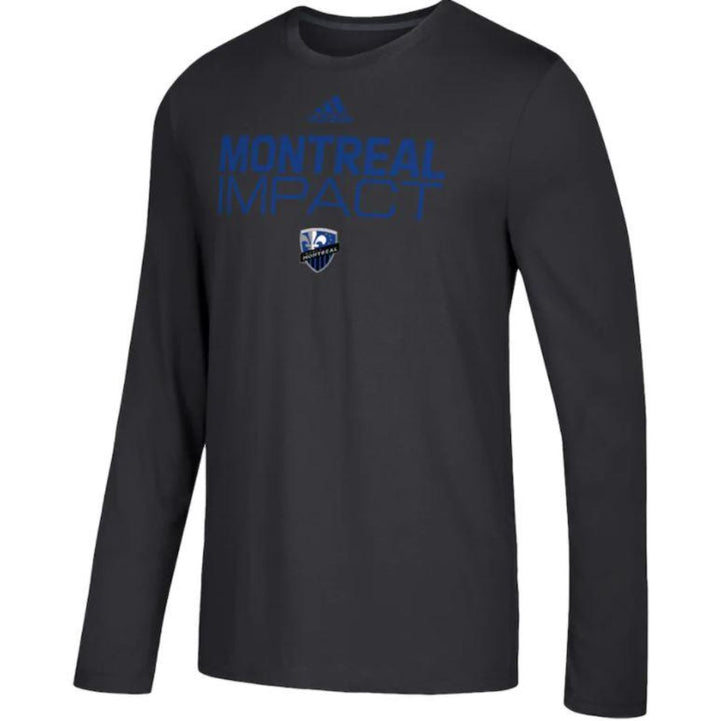 Adidas Montreal Impact Long Sleeve T-Shirt - Men - Black
