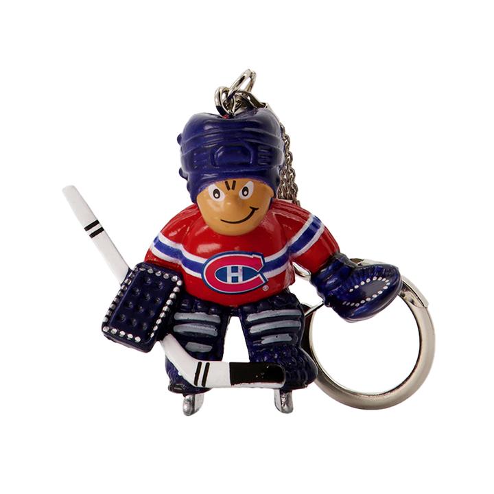 Montreal Canadiens NHL® Hockey Goalie Keychain - Accessories - Red and Blue