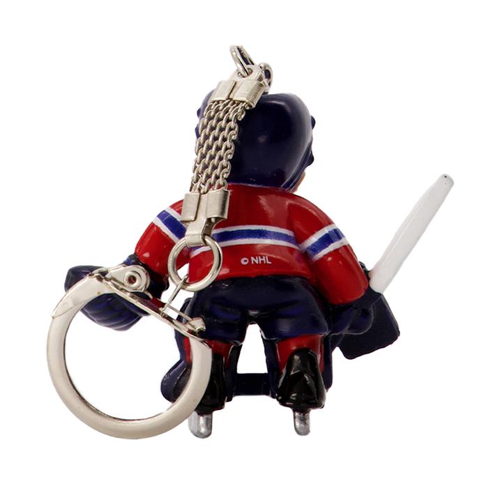 Montreal Canadiens NHL® Hockey Goalie Keychain - Accessories - Red and Blue