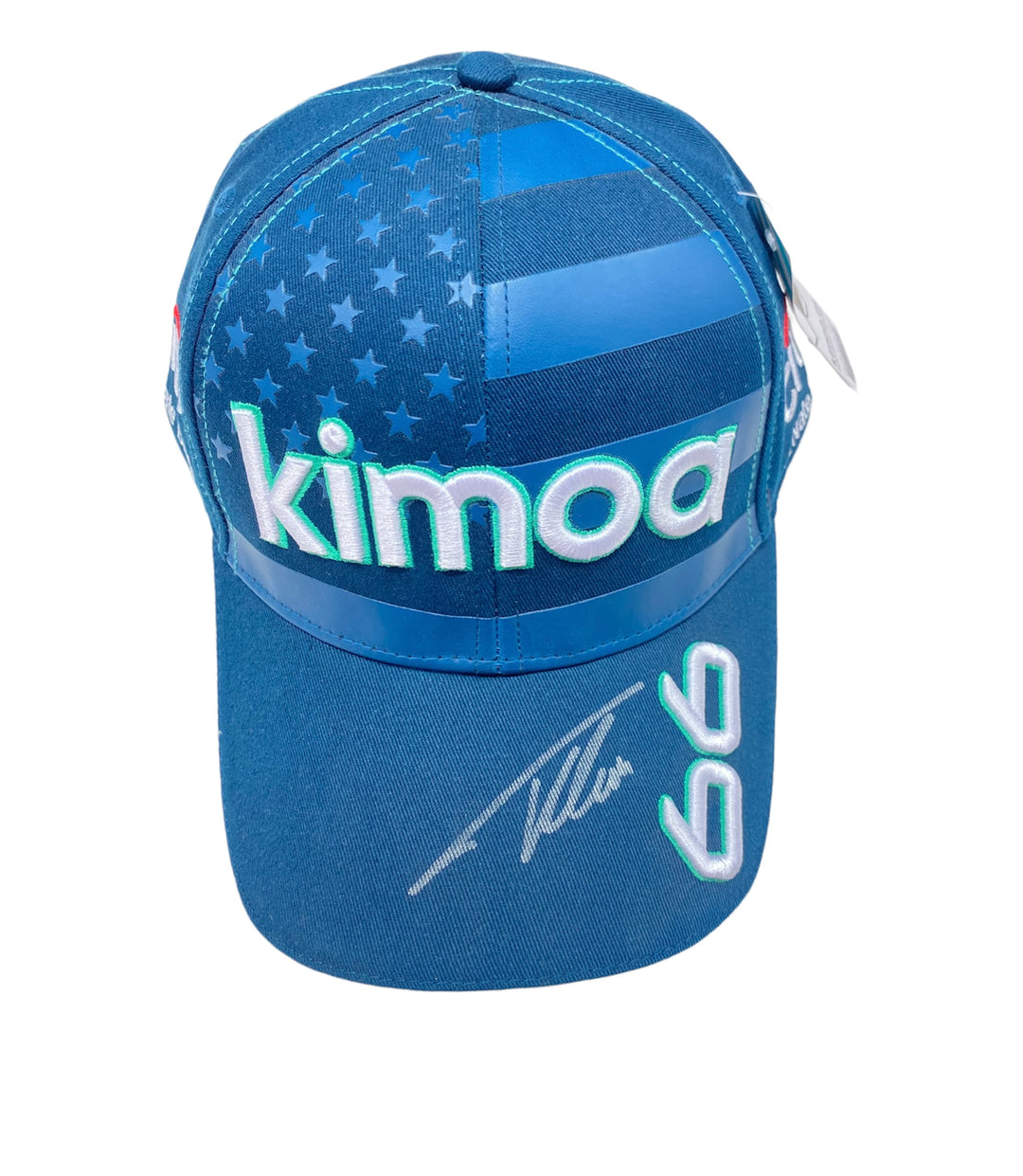 Fernando Alonso SIGNED Kimoa #66 Indianapolis 500 Baseball Cap - Men - Dark Blue
