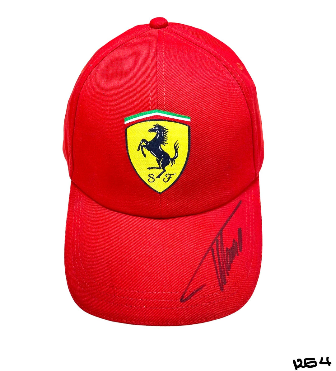 Fernando Alonso SIGNED Scuderia Ferrari Baseball Cap - Men - Dark Blue