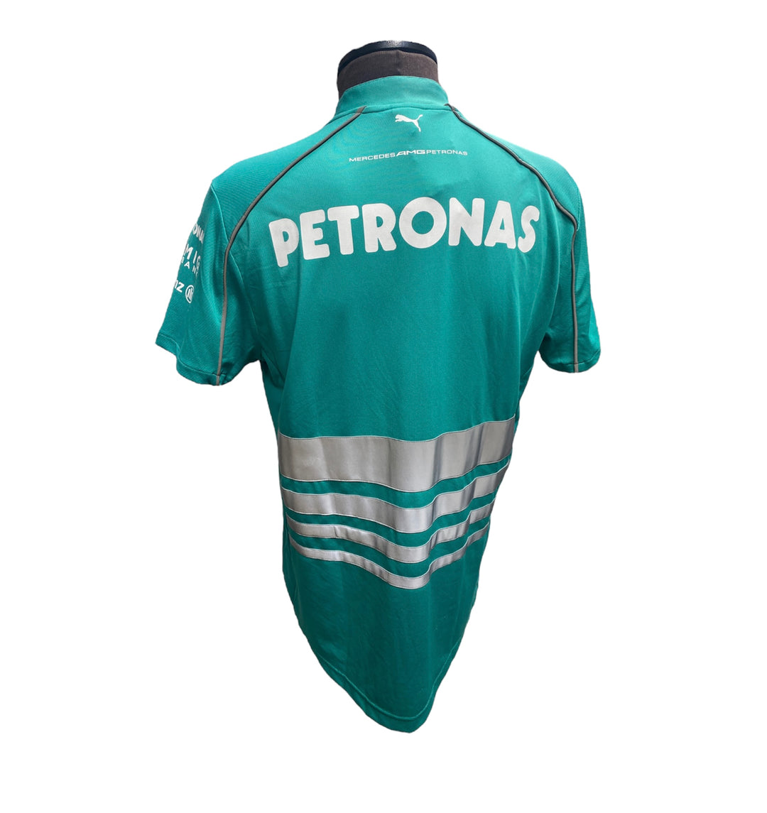 2014 Mercedes AMG Petronas F1 Reflective Set-Up Polo Shirt